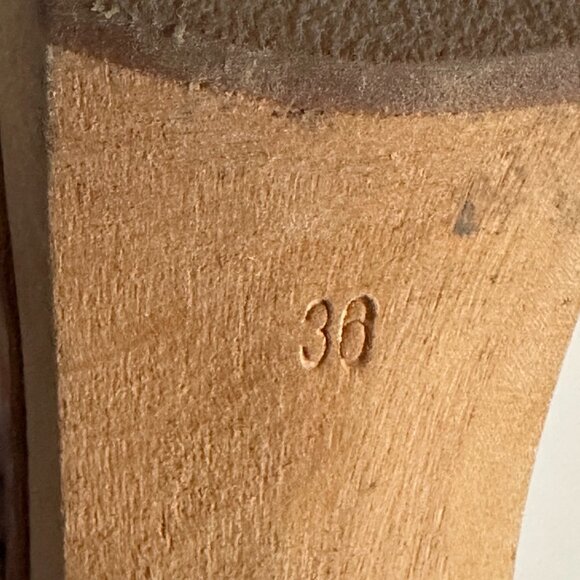 Sweedish Hasbeens Lace-Up Ankle Boot in Natural Leather Size EU 36 - Picture 11 of 11